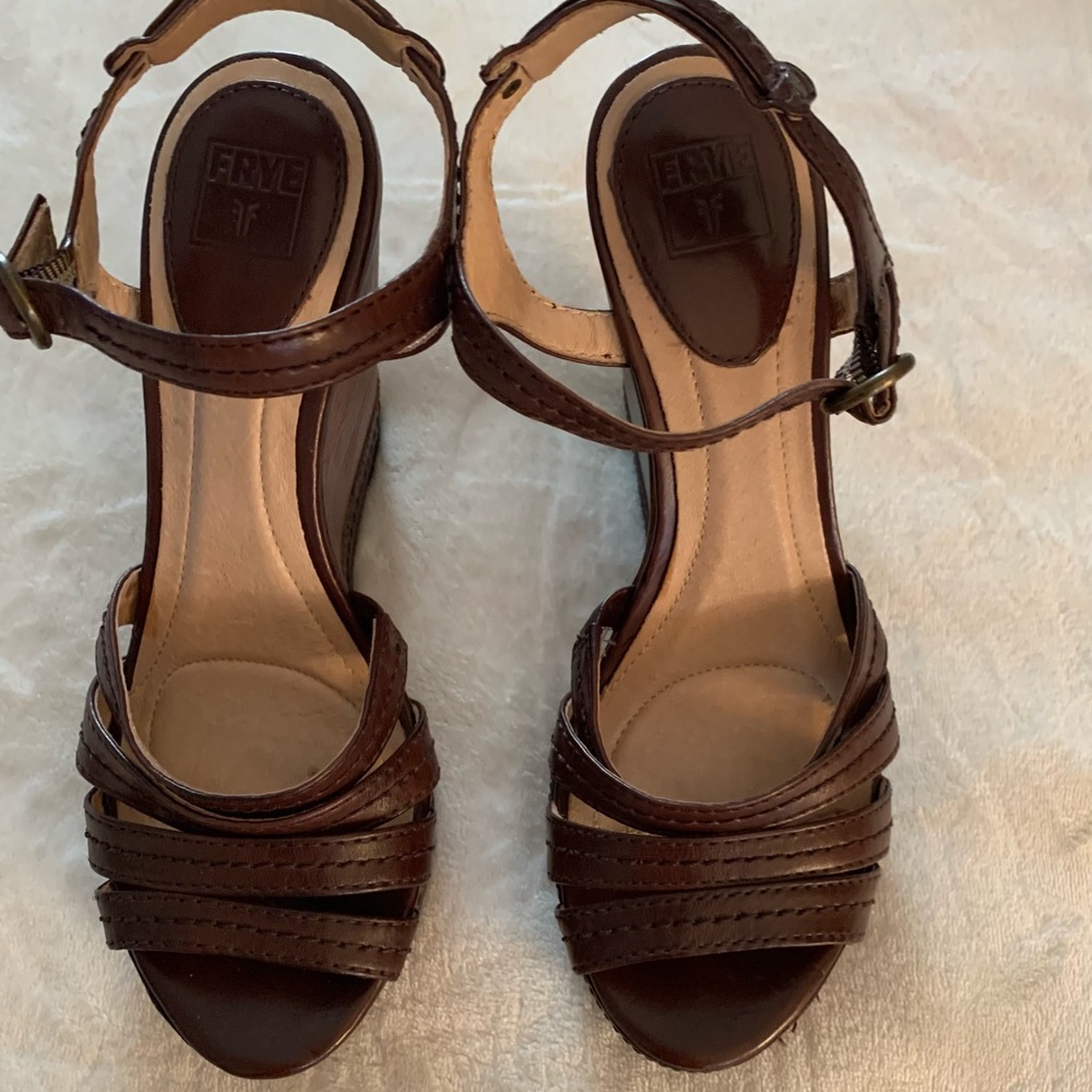 Frye Wedge Heeled Sandals